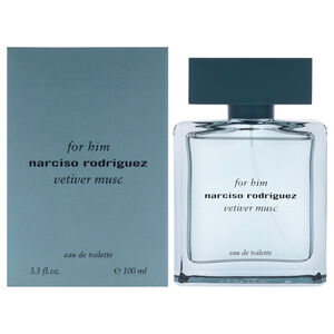 Vetiver Musc by Narciso Rodriguez for Men - 3.3 oz EDT Spray